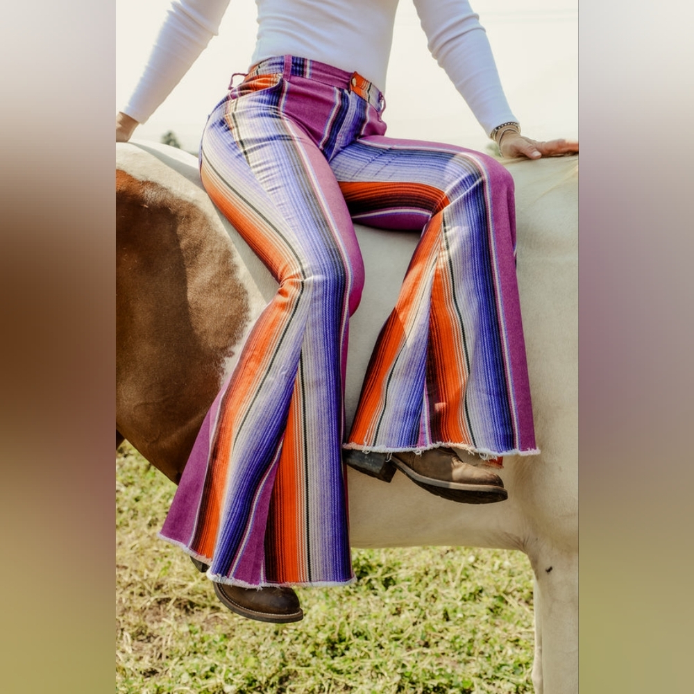 Purple SERAPE SUPER FLARES size 10